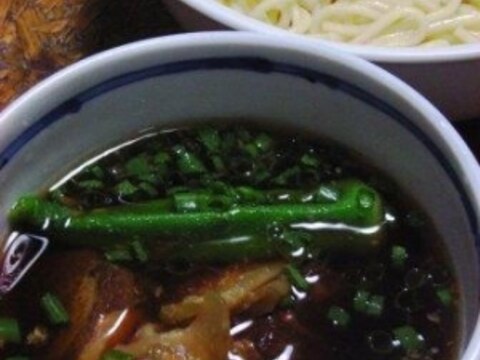 我が家の味　豚の角煮つけ麺